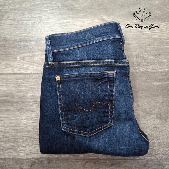 7 For All Mankind The Lexie Petite Jeans Size 26 (2P) - Picture 6 of 6